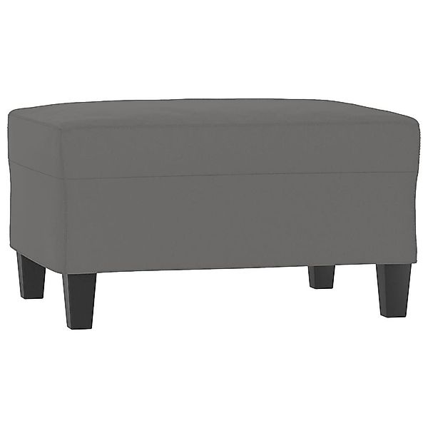 vidaXL Polsterhocker Fußhocker Dunkelgrau 70x55x41 cm günstig online kaufen