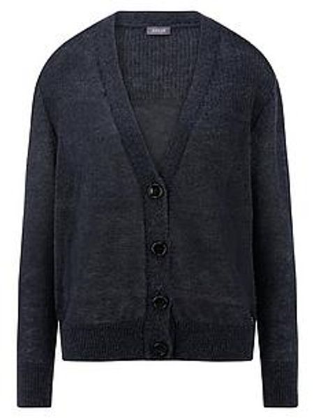 Strickjacke V-Ausschnitt BASLER blau günstig online kaufen