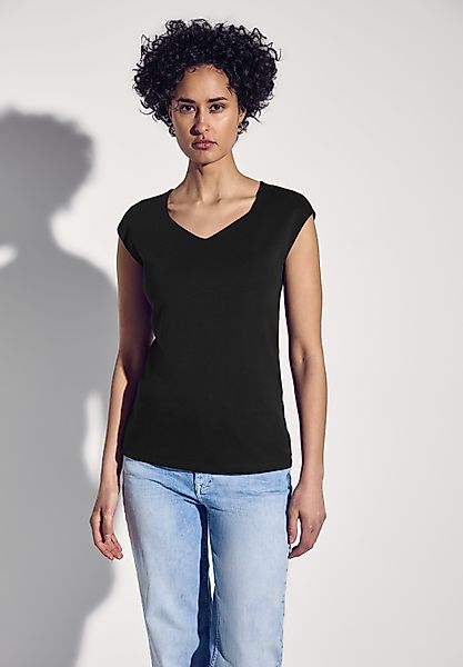STREET ONE V-Shirt, doppellagig günstig online kaufen