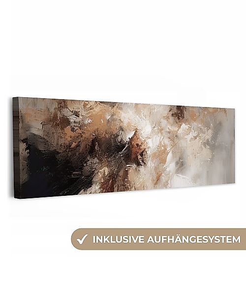 OneMillionCanvasses® Leinwandbild Panorama Farbe - Abstrakt günstig online kaufen