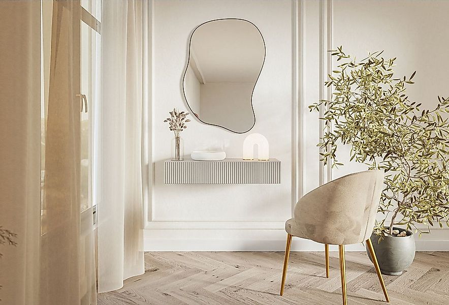 Selsey Konsolentisch VELDIO, hängend, mit gefräster Front und Schublade, 90 günstig online kaufen