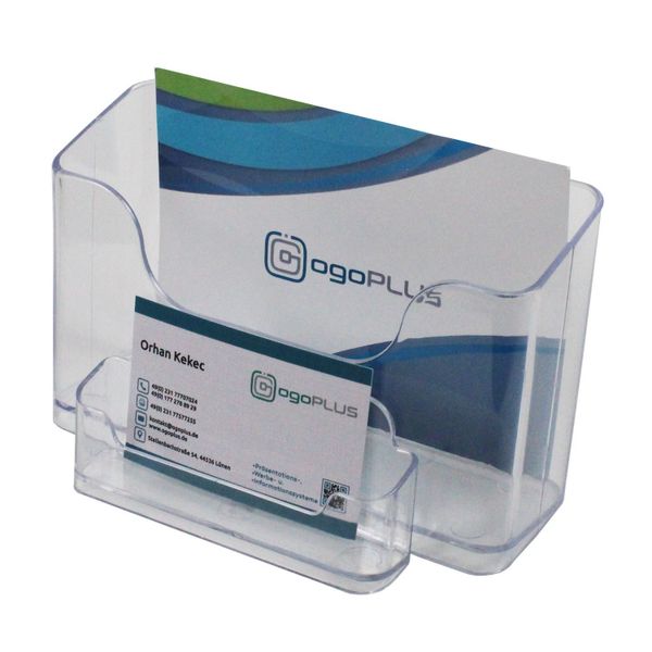 ogoPLUS Zeitungsständer DIN A6 Querformat Prospekthalter günstig online kaufen