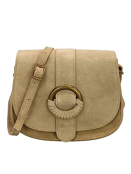 Adel Bags Schultertasche Ellen Echte Wildleder-Umhängetasche mit Magnetvers günstig online kaufen