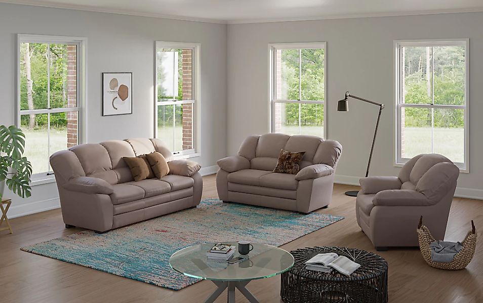 COTTA Polstergarnitur "Casino" Set, 3 Stk. tlg. Sessel, 2-Sitzer, 2,5-Sitze günstig online kaufen