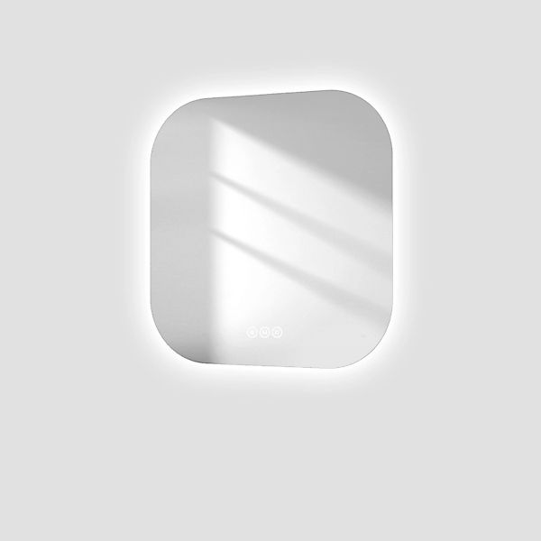 EMKE Badspiegel mit Beleuchtung 3 Lichtfarben Dimmbar Antibeschlag, Quadrat günstig online kaufen