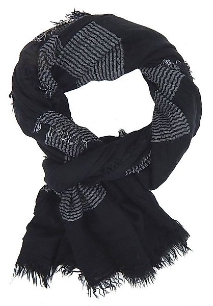 Ella Jonte Modeschal, modischer weicher Herrenschal aus Baumwolle Viskose günstig online kaufen