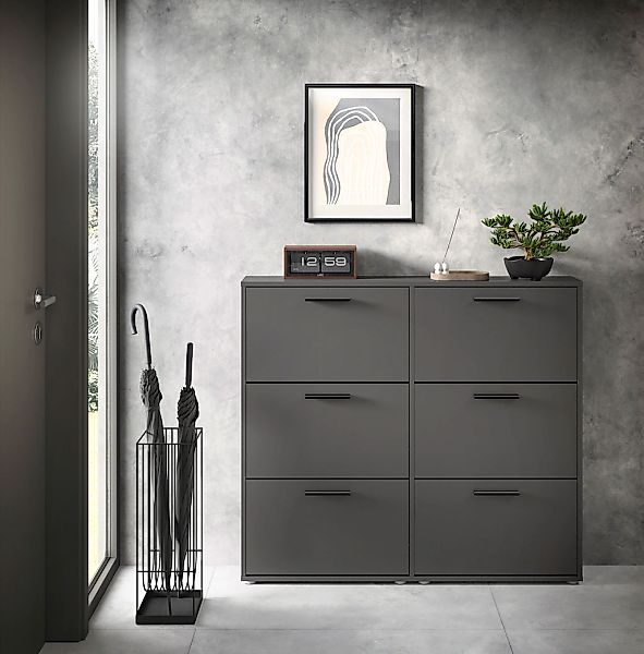 HBZ Schuhkommode "Sam Schuhkipper, Schuhschrank BxHxT 116x103x17 cm", (1 St günstig online kaufen
