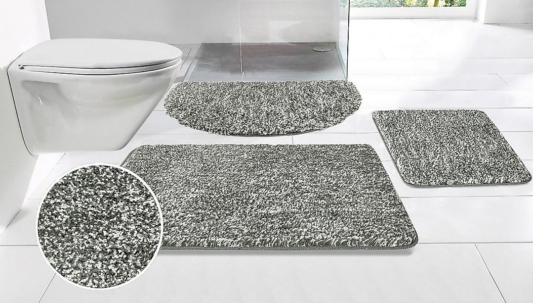 my home Badematte Sanremo, Badvorleger, Badezimmer Teppich, sehr weich, Höh günstig online kaufen