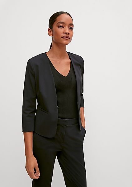 comma Jackenblazer Indoor-Blazer Blazer mit kurzem günstig online kaufen