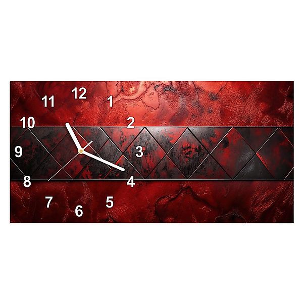 Primedeco Wanduhr Glasuhr Wandkunst Größe 60 günstig online kaufen