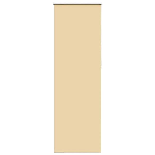 vidaXL Verdunkelungsrollo Beige 75x210cm Stoffbreite 70,7 cm Polyester 4010 günstig online kaufen