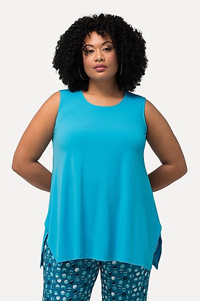 Ulla Popken Longtop Jerseytop Zipfelsaum A-Linie günstig online kaufen