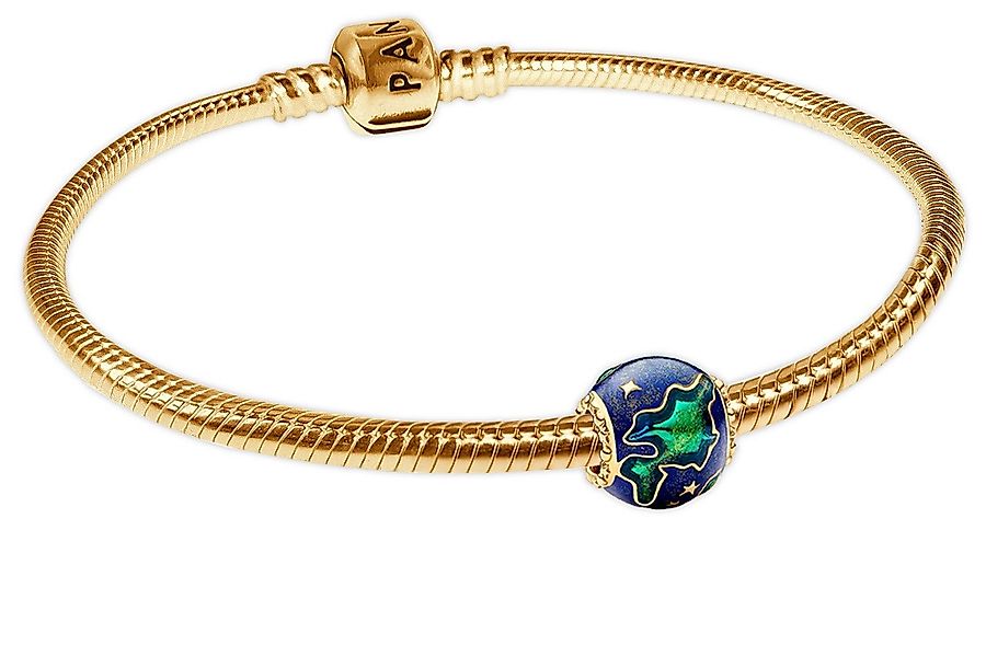 Pandora Schmuckset Planet Erde Goldfarben Starter-Set günstig online kaufen