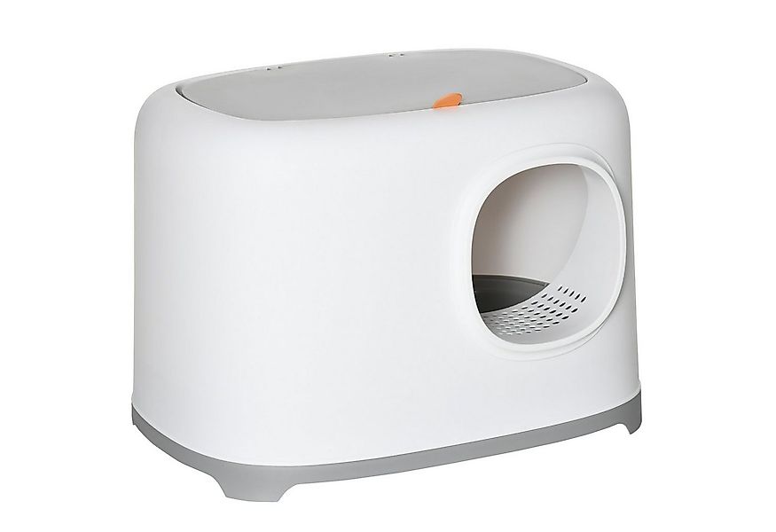 PawHut Katzentoilette mit Haube für Katzen bis 5 kg Katzenklo mit Deckel Ku günstig online kaufen