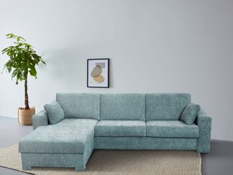 Home affaire Ecksofa "Roma "L" Dauerschlaffunktion, mit Unterfederung" Matr günstig online kaufen