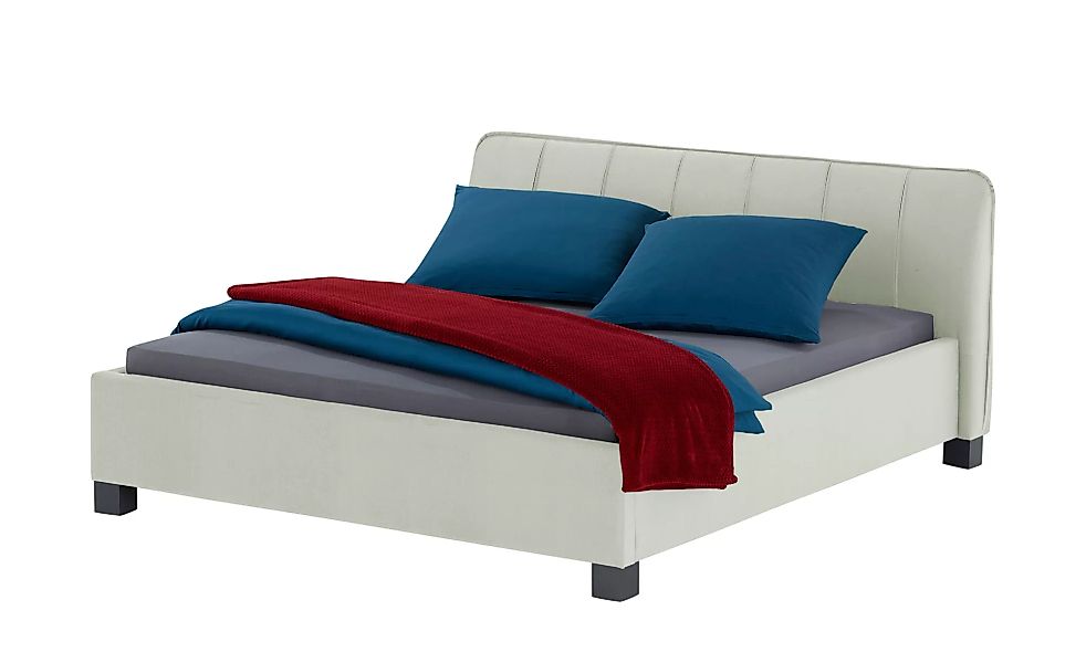 Polsterbettgestell mit Bettkasten - grau - 180 cm - 95 cm - Betten > Doppel günstig online kaufen