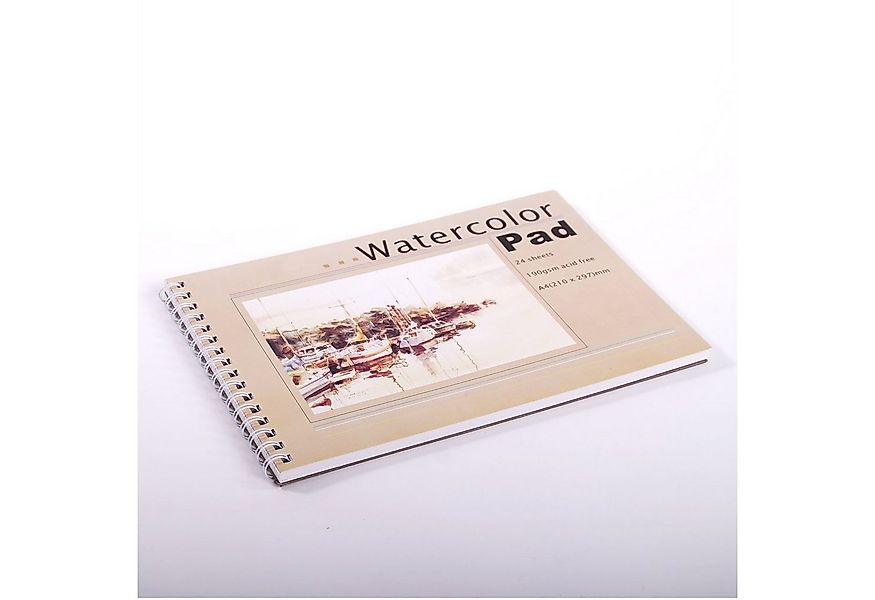 BK BILDERRAHMEN KOLMER Zeichenblock Malblock DIN A4, 24 Blätter, 190gsm, Aq günstig online kaufen