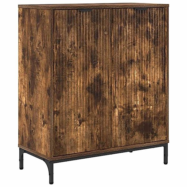 vidaXL Sideboard Räuchereiche 69,5 x 33 x 82 cm Holzwerkstoff 883429 günstig online kaufen