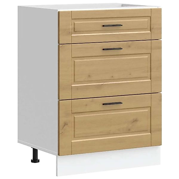 vidaXL Küchenunterschrank Porto Artisan-Eiche Holzwerkstoff 854268 günstig online kaufen