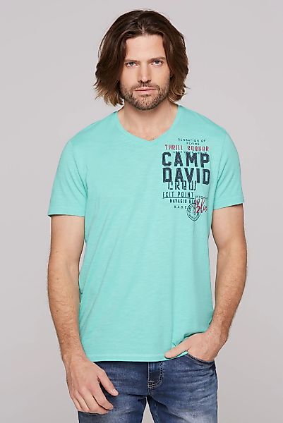 CAMP DAVID V-Shirt, mit maskulinem V-Ausschnitt günstig online kaufen