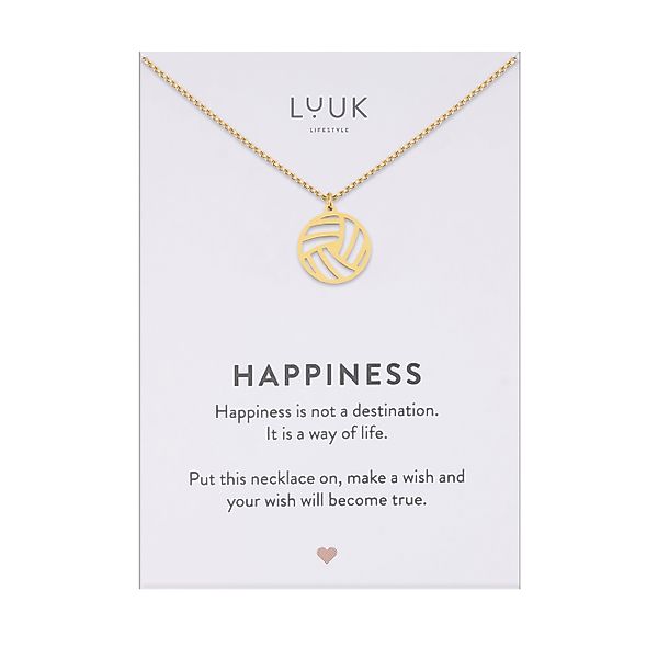 LUUK LIFESTYLE Kette mit Anhänger Volleyball, günstig online kaufen