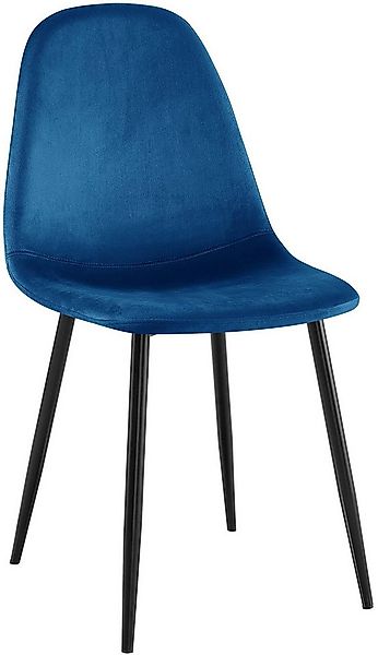 CLP Esszimmerstuhl Napier, mit Samt-, Stoff- oder Kunstlederbezug günstig online kaufen