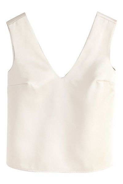 Next Blusentop Ärmelloses Oberteil mit Rückenschleife (1-tlg) günstig online kaufen