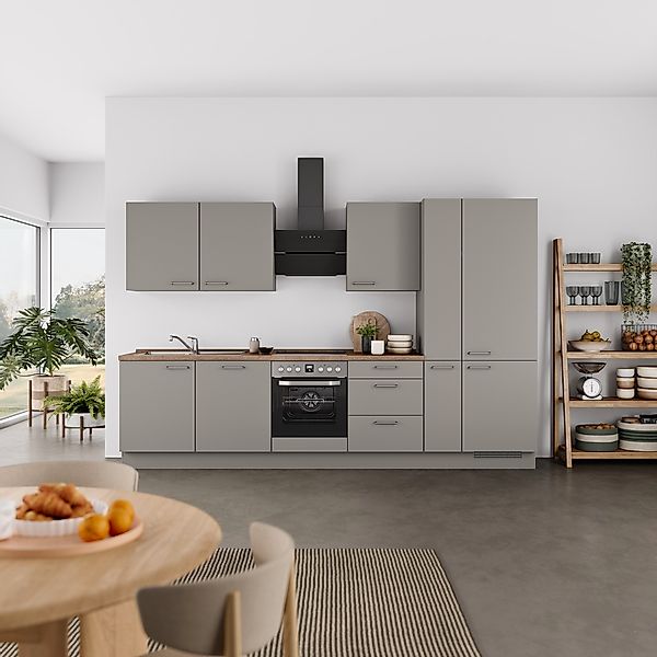 nobilia Küchenzeile ""Laser II", Ausrichtung wählbar, Breite 330 cm" vormon günstig online kaufen