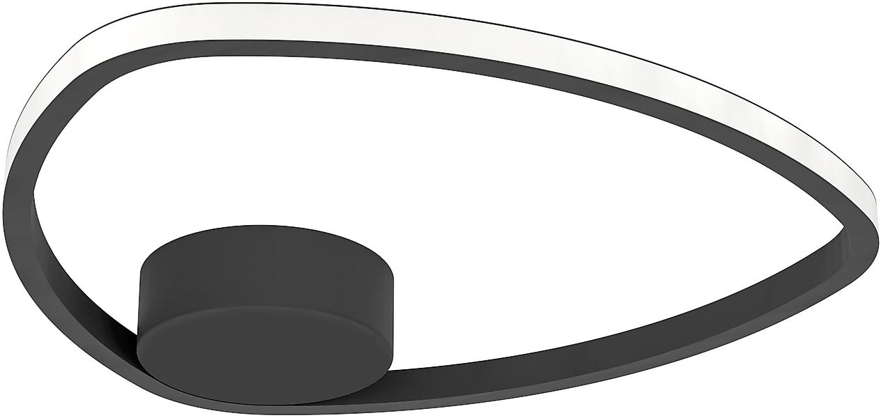 EGLO LED Deckenleuchte »MOSCHELLA Deckenlampe - Stahl, Alu - LED - 9,7W - I günstig online kaufen