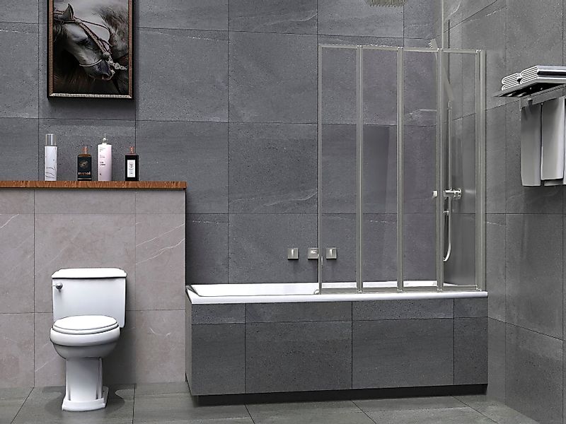 welltime Badewannenaufsatz Nassau, Einscheibensicherheitsglas, Badewannenfa günstig online kaufen