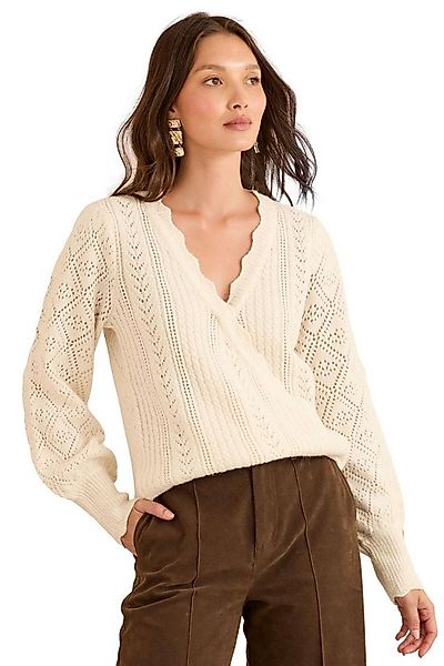 Love & Roses Strickpullover Love & Roses Strickpullover im Wickeldesign (1- günstig online kaufen