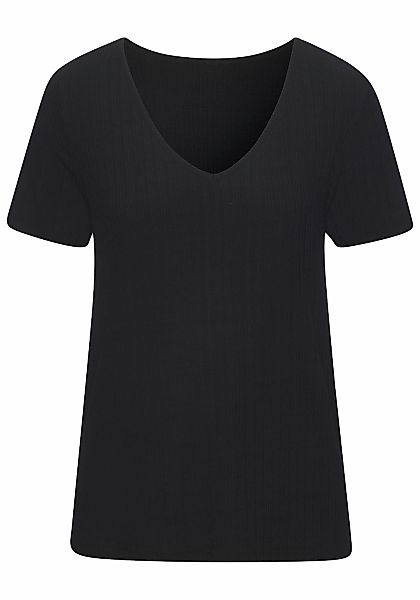 Vivance T-Shirt "mit modischer Rippstruktur", aus weichfließender Qualität günstig online kaufen