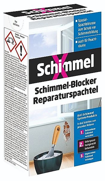 Schimmel X Spachtelpulver SchimmelX Schimmel-Blocker Reparaturspachtel günstig online kaufen