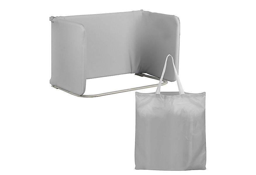 Clanmacy Bettschutzgitter Bettschutzgitter 120cm Grau Faltbar Höhenverstell günstig online kaufen