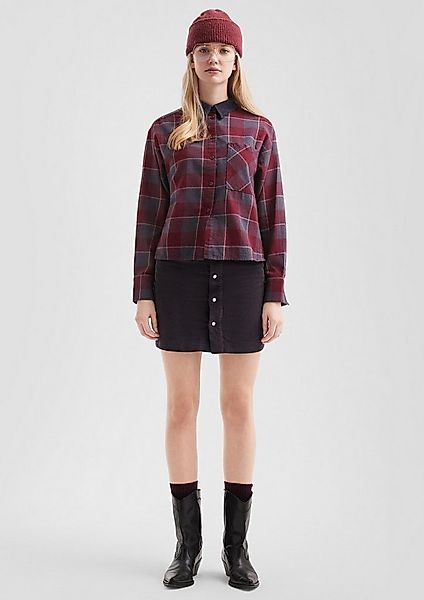 QS Minirock Rock Cord-Minirock mit Knopfleiste günstig online kaufen