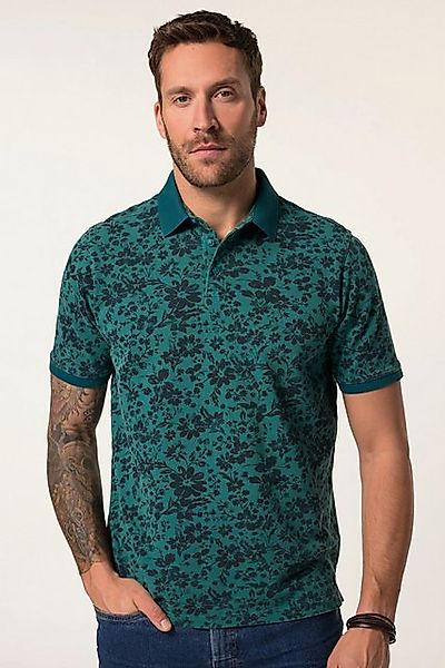 JP1880 Poloshirt JP 1880 Poloshirt Halbarm Piqué florales Muster günstig online kaufen