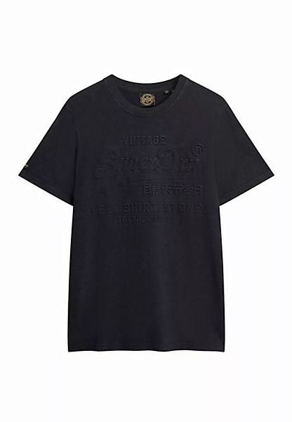 Superdry T-Shirt Superdry Herren T-Shirt EMBOSSED VL T SHIRT Jet Black Schw günstig online kaufen