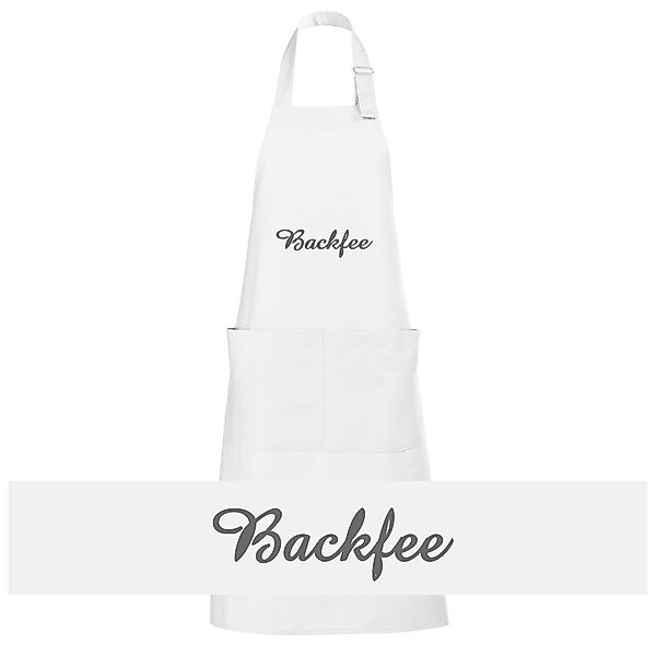 Schnoschi Kochschürze Hochwertige Küchenschürze mit Backfee günstig online kaufen