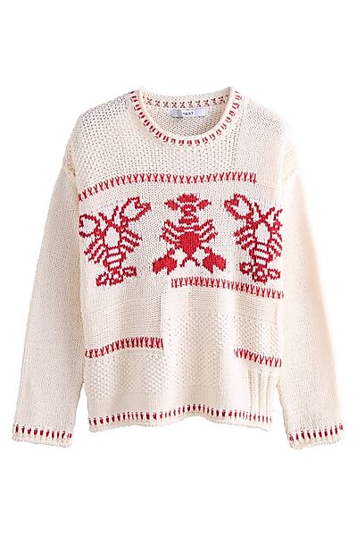 Next Strickpullover Pullover mit gerolltem Rand günstig online kaufen
