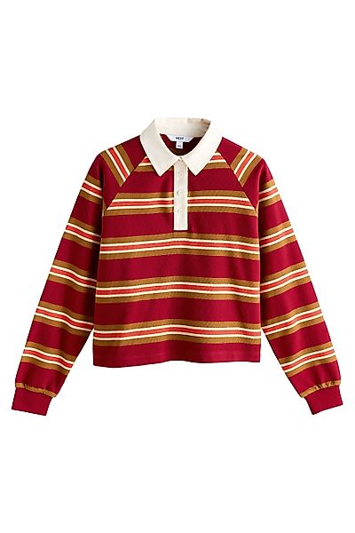 Next Poloshirt Polopullover mit Rugbystreifen und günstig online kaufen