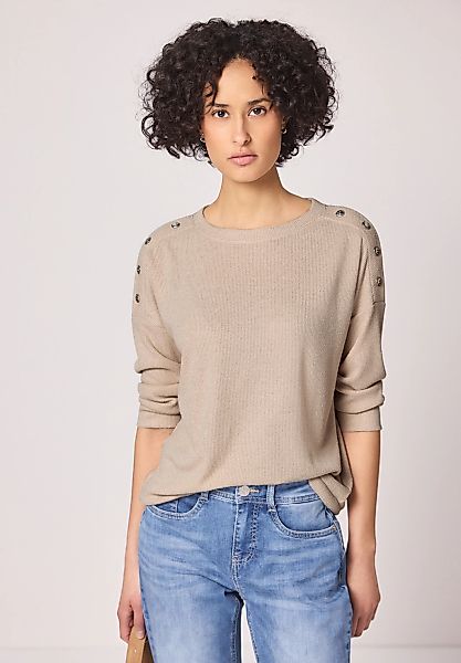 STREET ONE 3/4-Arm-Shirt mit U-Boot-Ausschnitt günstig online kaufen