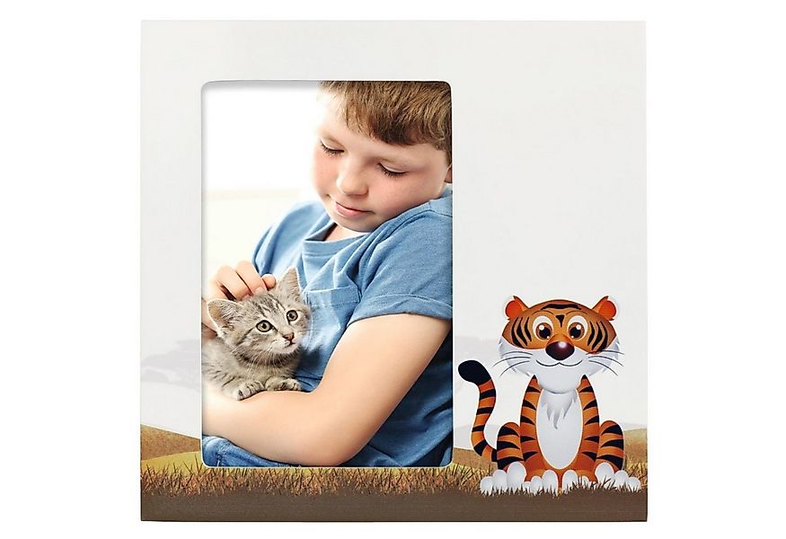 Hama Bilderrahmen Kinder Bilderrahmen Tiger Liam 10x15cm, (einzeln), MDF-Ra günstig online kaufen