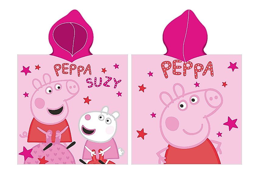 Peppa Pig Strandtuch Peppa Pig Poncho günstig online kaufen