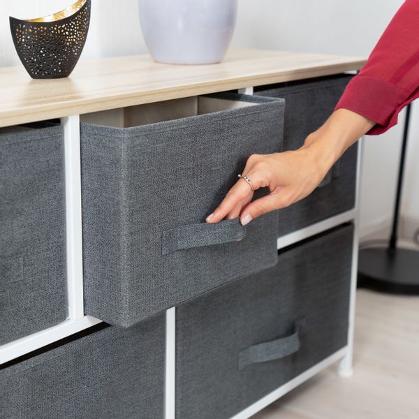 relaxdays Standregal Regalsystem verschiedene Varianten grau, günstig online kaufen