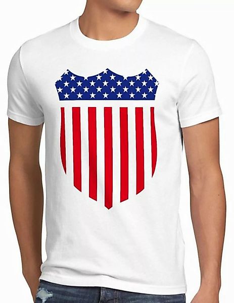 style3 T-Shirt USA Amerika Medal Medaille Wappen Flagge sheriff stars strip günstig online kaufen