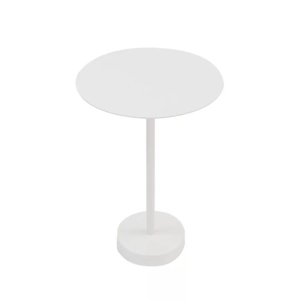 Danese - Bincan S Beistelltisch - weiß/lackiert/H: 55,0 cm/Ø: 40,0 cm günstig online kaufen