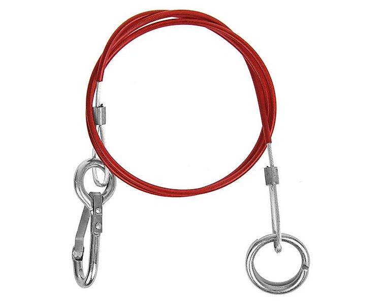 ProPlus 1m Anhänger - Abreißseil in Rot verkleidetes Sicherungsseil aus Dra günstig online kaufen