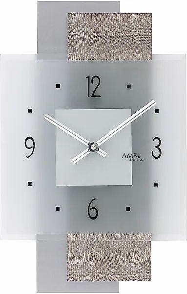 AMS Wanduhr »W9443«, Quarzuhr,Holz,Wohnzimmer,Esszimmer,Küche,Arbeitszimmer günstig online kaufen