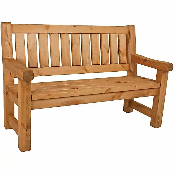 Garden Pleasure Bank Allgäu 2-Sitzer Braun FSC® günstig online kaufen