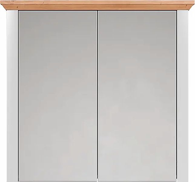 Home affaire Spiegelschrank »Herzwill« Spiegelschrank mit 2 Glasböden - (B/ günstig online kaufen